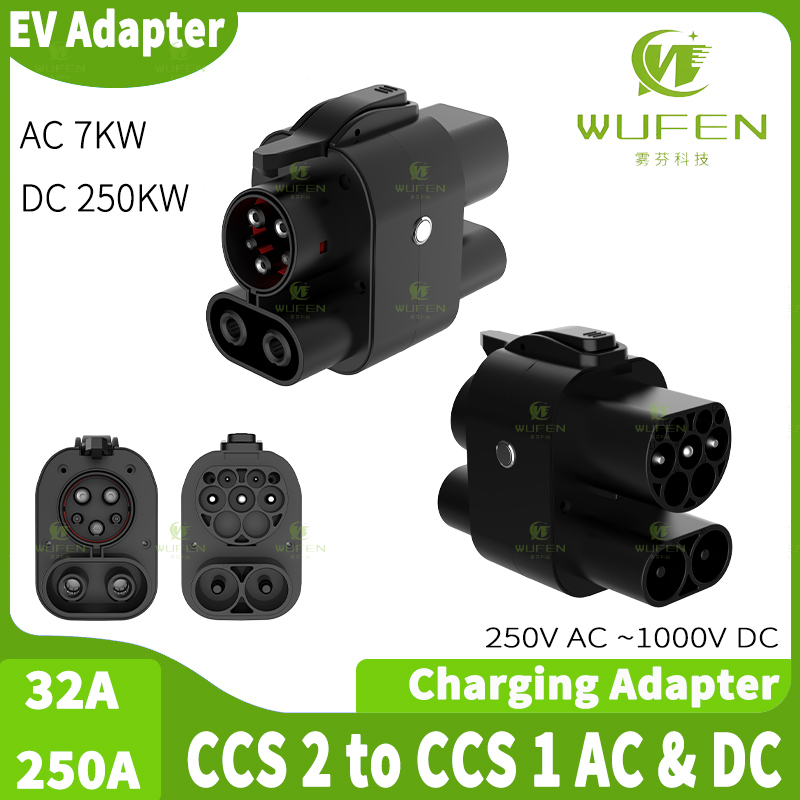 WUFEN AC & DC CCS2 To CCS1 DC  - Ccs2 To Ccs1 Fast Charge Adapter 250Kw recension och pris