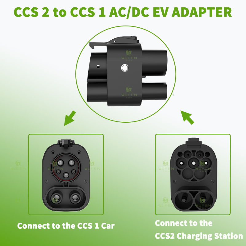 WUFEN AC & DC CCS2 To CCS1 DC  - Ccs2 To Ccs1 Fast Charge Adapter 250Kw recension och pris