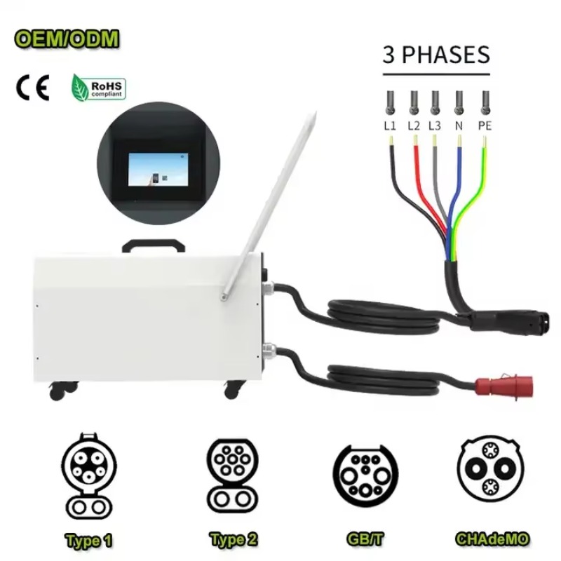 20KW-40KW EV Portable Charging - Portable Dc Fast Charger 20Kw Ccs2 recension och pris