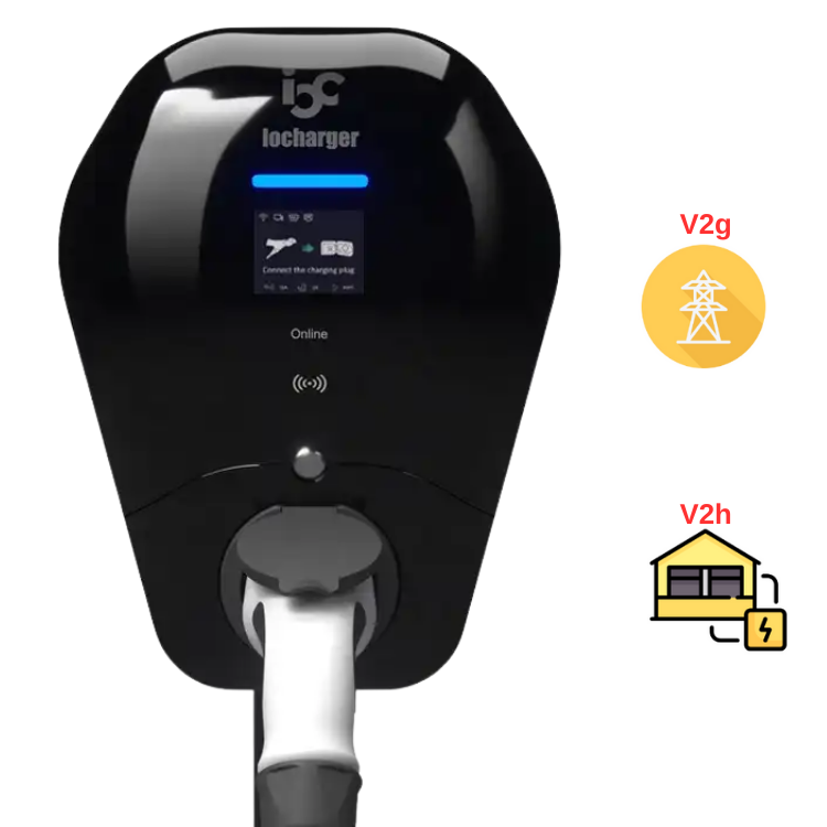 OCPP 2.0.1 ISO15118 Plug and C - V2H Bidirectional Ev Charger 7Kw recension och pris
