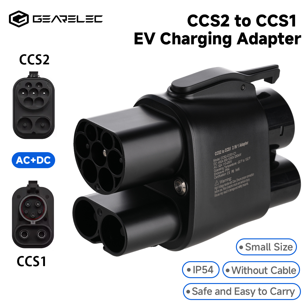 GEARELEC CCS2 to CCS1 Adapter  - Ccs2 To Ccs1 Fast Charge Adapter 250Kw recension och pris