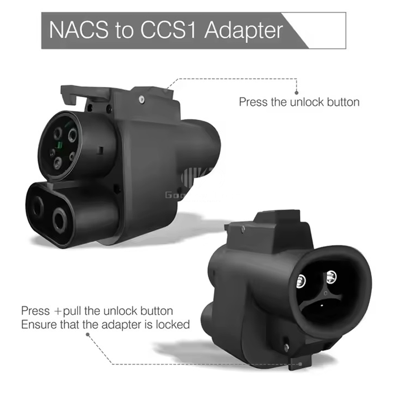 Fast DC Adapter NACS Tesla to  - Ccs2 To Ccs1 Fast Charge Adapter 250Kw recension och pris