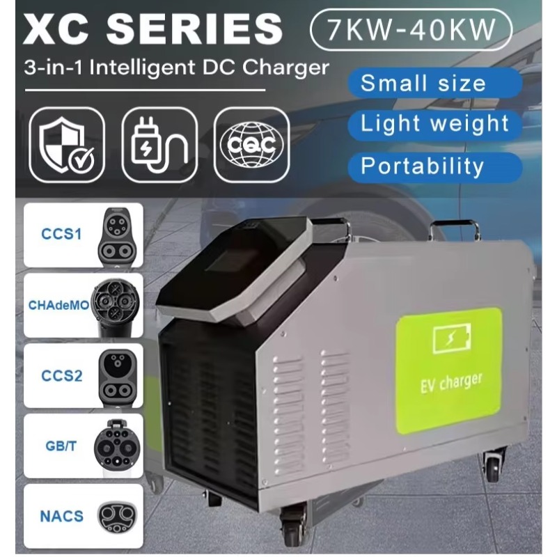 Home Use Mobile DC EV Charger  - Portable Dc Fast Charger 20Kw Ccs2 recension och pris
