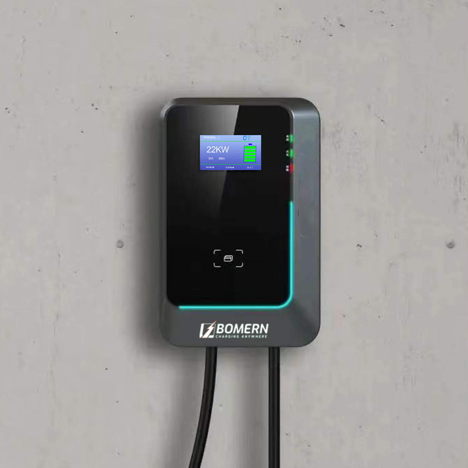 2025 Hot Sale 7kw/11kw/22kw AC - 22Kw Wallbox Type 2 Ocpp Rfid recension och pris